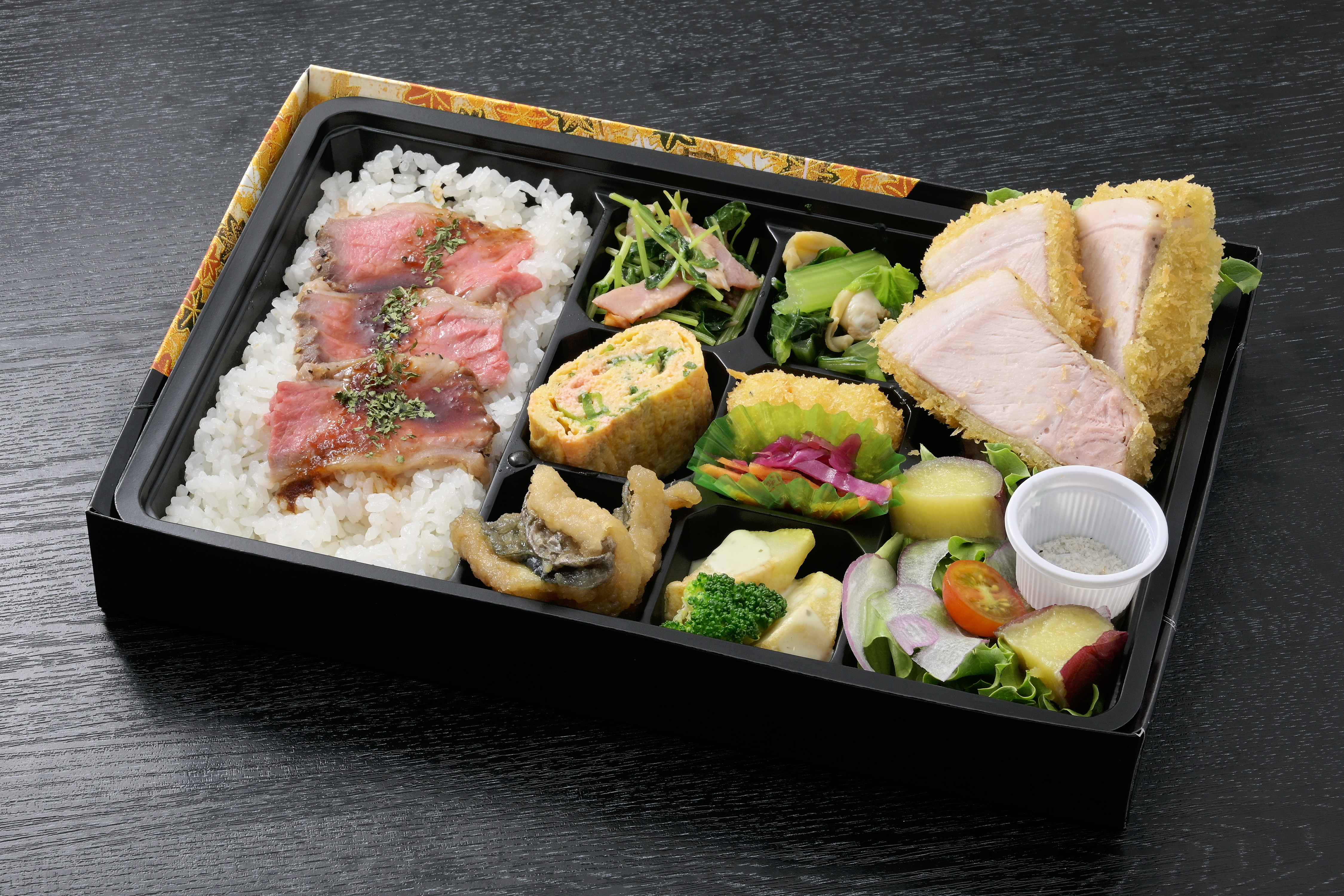 65℃仕込み国産極厚ロースカツ御膳 トリュフ塩添え