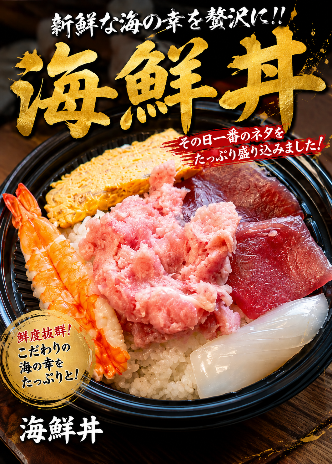 海鮮丼